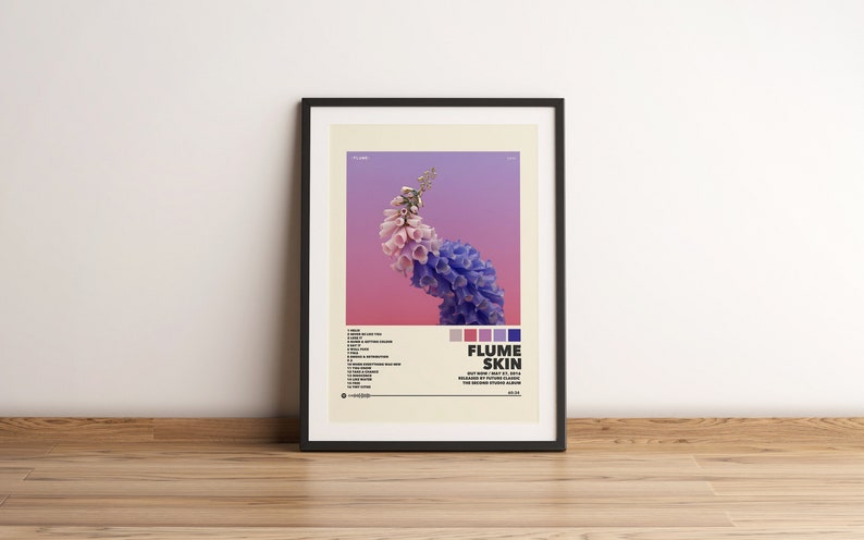 Flume Posters / Skin Poster / Album Cover Poster / Poster Print Wall ...