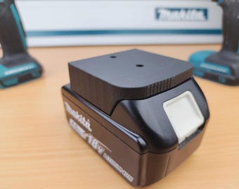 Makita 18V Battery Holder Wall Mount LXT System, Battery Holder for Makita Batteries, Space-Saving Storage for Workshop Garage Organizer