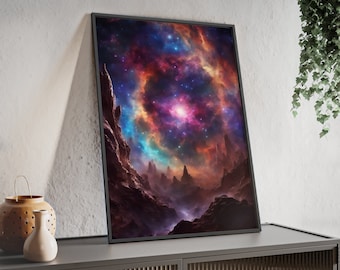 Celestial Dreams: Galaxy Nebula Fantasy Poster