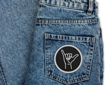 Shaka/Hang loose Embroidered patch
