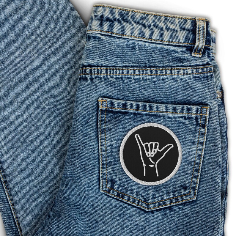 Shaka/Hang loose Embroidered patch