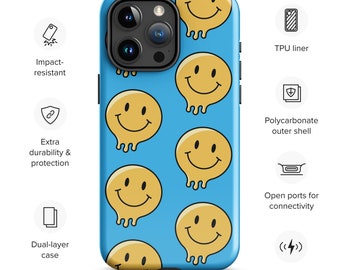 Smiley face iPhone case | Tough Case for iPhone®