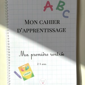 Cahier dapprentissage Ma première rentrée image 3