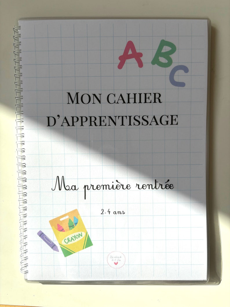 Cahier dapprentissage Ma première rentrée image 3