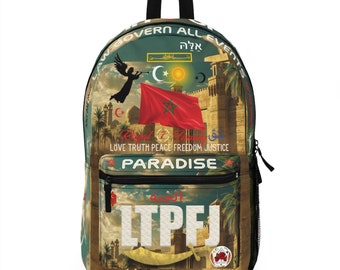 All Season Islamic Moorish Trust Royal Paradise Backpack Travel Bag Carry On