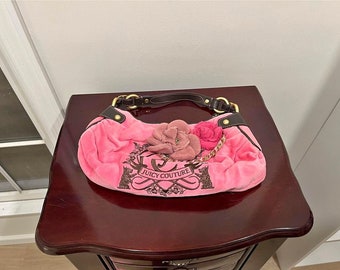 Vintage pink velvet Juicy Couture purse