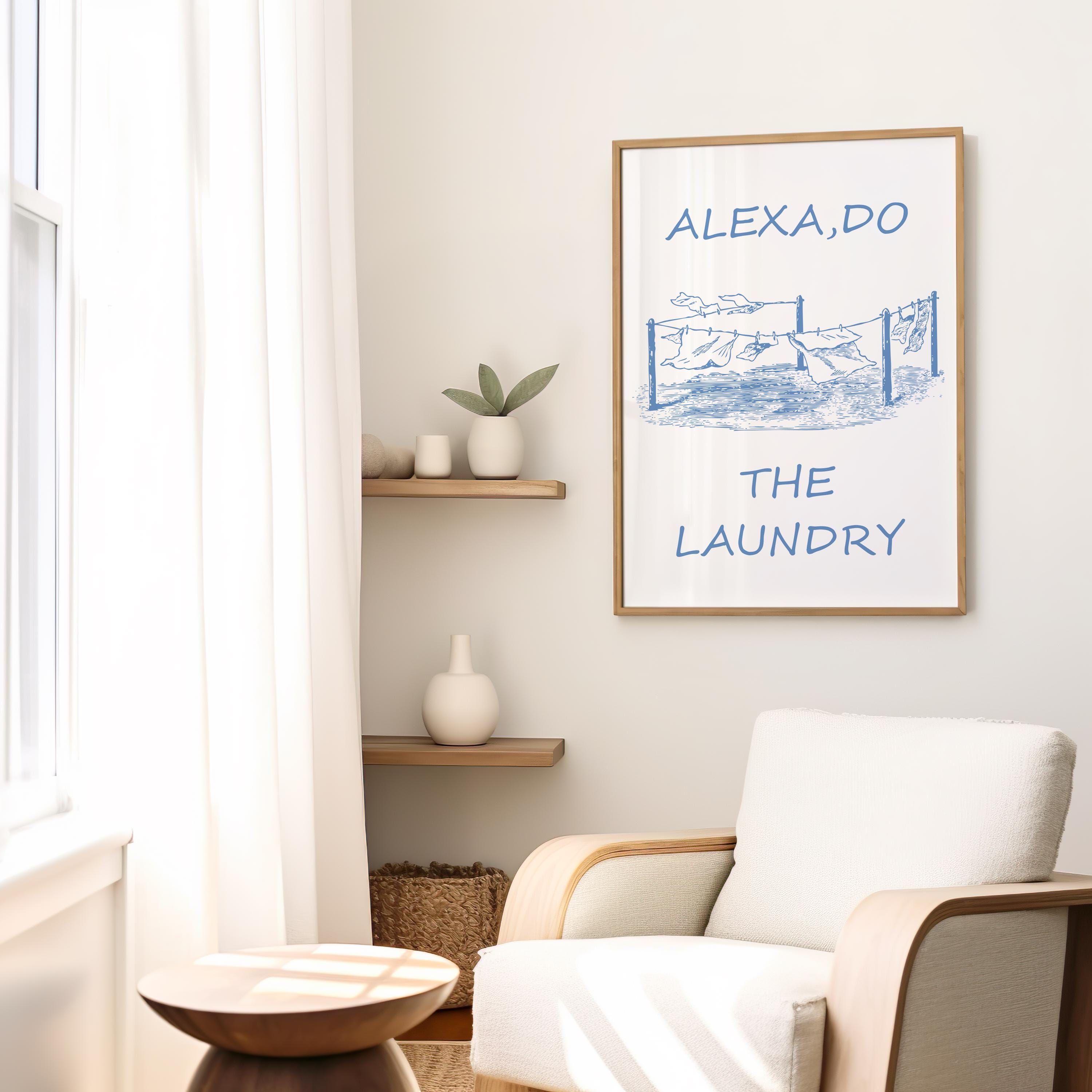 Vintage Laundry Print | Funny Laundry Room Poster | Minimalist Home ...