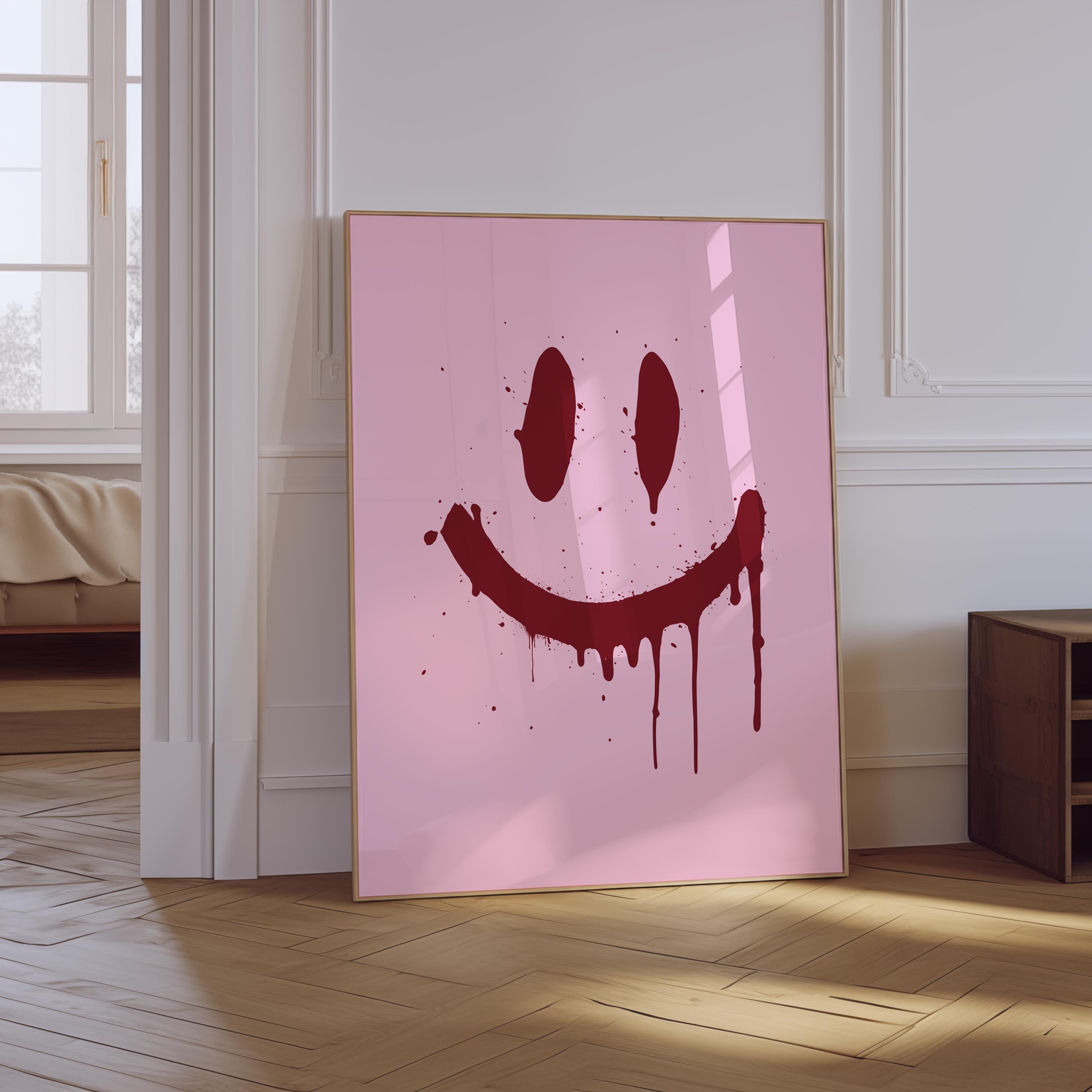Smiley face graffiti - Etsy 日本
