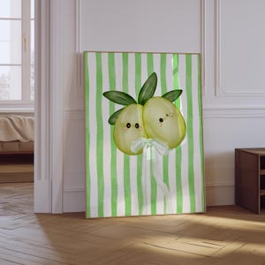 Olive You プリント | Olive ポスター | トレンディで美しいキッチン壁飾り | マティーニ プリント | かわいいフードアート | マキシマリスト バーカート プリント