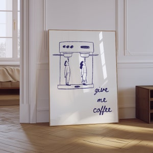 Espresso Please Print, Coffee Bar Prints, Retro Coffee Poster ...