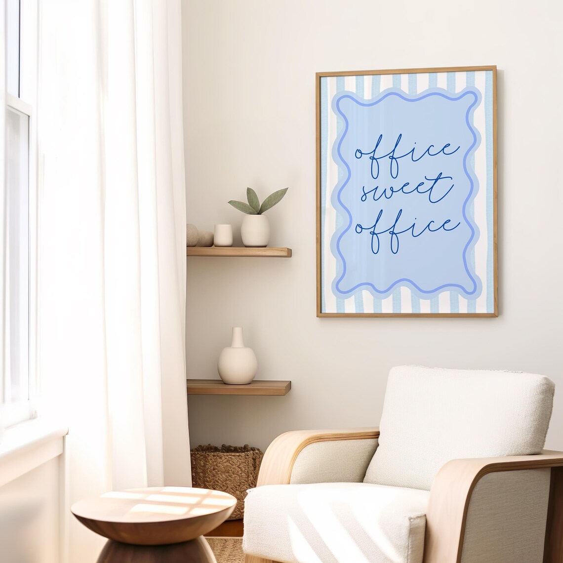 Office Sweet Office Print | Home Office Quote Poster | Office Wall ...