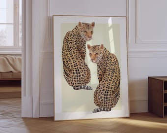 Leopard Print | Maximalist Jungle Physical Poster