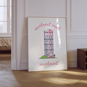 Apartment Art Prints | College Dorm Poster | Retro Preppy Print, Apartment Posters | Aesthetic Posters | Gift for Roomate