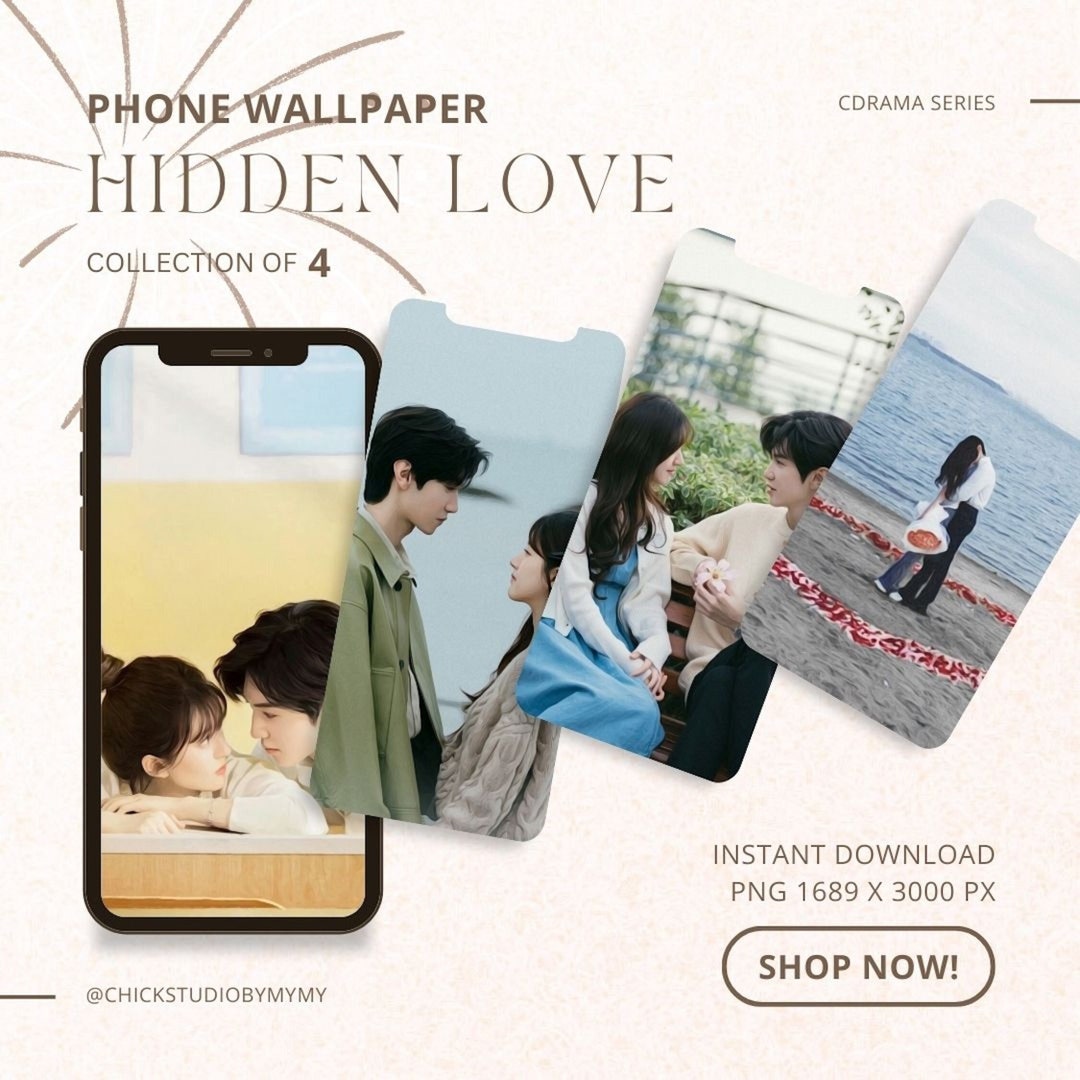 Hidden Love HD Phone Wallpaper for Cdrama Fan 4 Fanart Lockscreen for