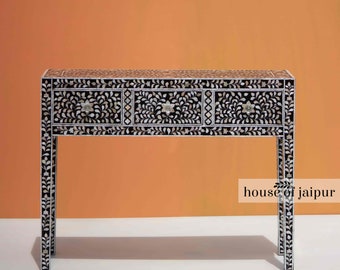 Mother of Pearl Console Table, Mother of Pearl Entryway Table