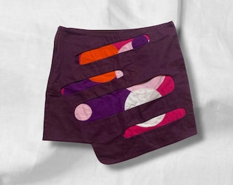 Women's purple multi Skirts