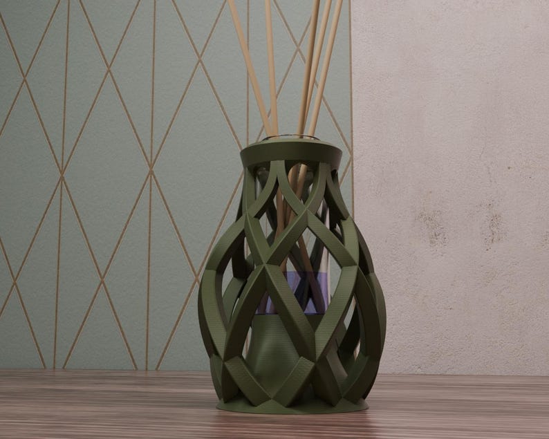 Patterned Reed Diffuser INSPIRE - Reed Stick Essential Oil Diffuser | Home Fragrance Diffuser ...
