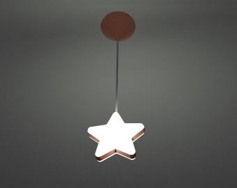 SWEET DREAMS - Star night light glow in dark for kids | ceiling light child bedroom | ceiling pendant | soft light | birth gift for baby