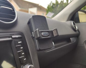 EASYCLIP - Universal adapter for Audi clamp phone holder fixed on dashboard A2 A3 8P 8PA S3 RS3 TT 8N A4 B7 8E S4 RS4 A5 Skoda Octavia 2