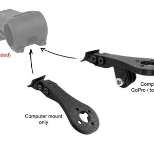 Garmin mount for Syncros Scott Foil Aero 1.5 bike stem | compatible with Garmin / Wahoo / Bryton / Giant on-board computer