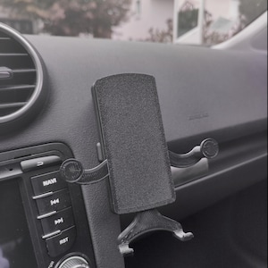 EASYCLIP - Adaptador para el soporte original para teléfono Audi en el salpicadero A3 8P 8PA S3 RS3 TT 8N A4 B7 8E S4 RS4 A5 Skoda Octavia 2