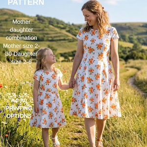 Mother daughter combination Mother size 2-30 Daughter size 2-6