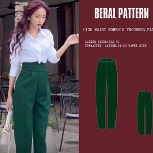 Women Peg Leg Pants Etsy
