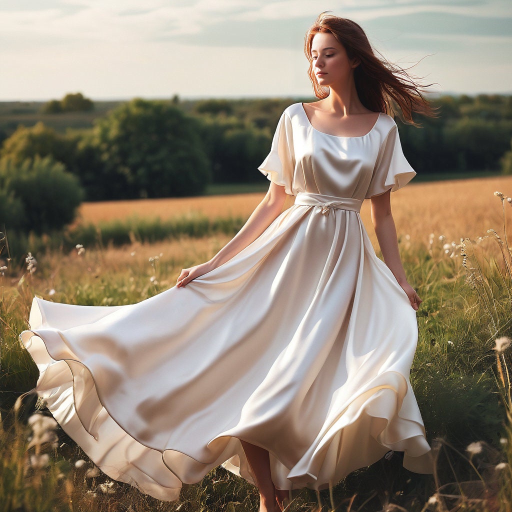 SHORT V NECK CUTOUT DRESS RENAISSANCE ROMANCE