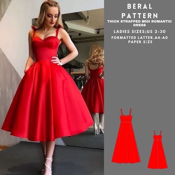 knee length dresses for ladies The Spaghetti Strap Midi Dress – The Standard Stitch main image 1