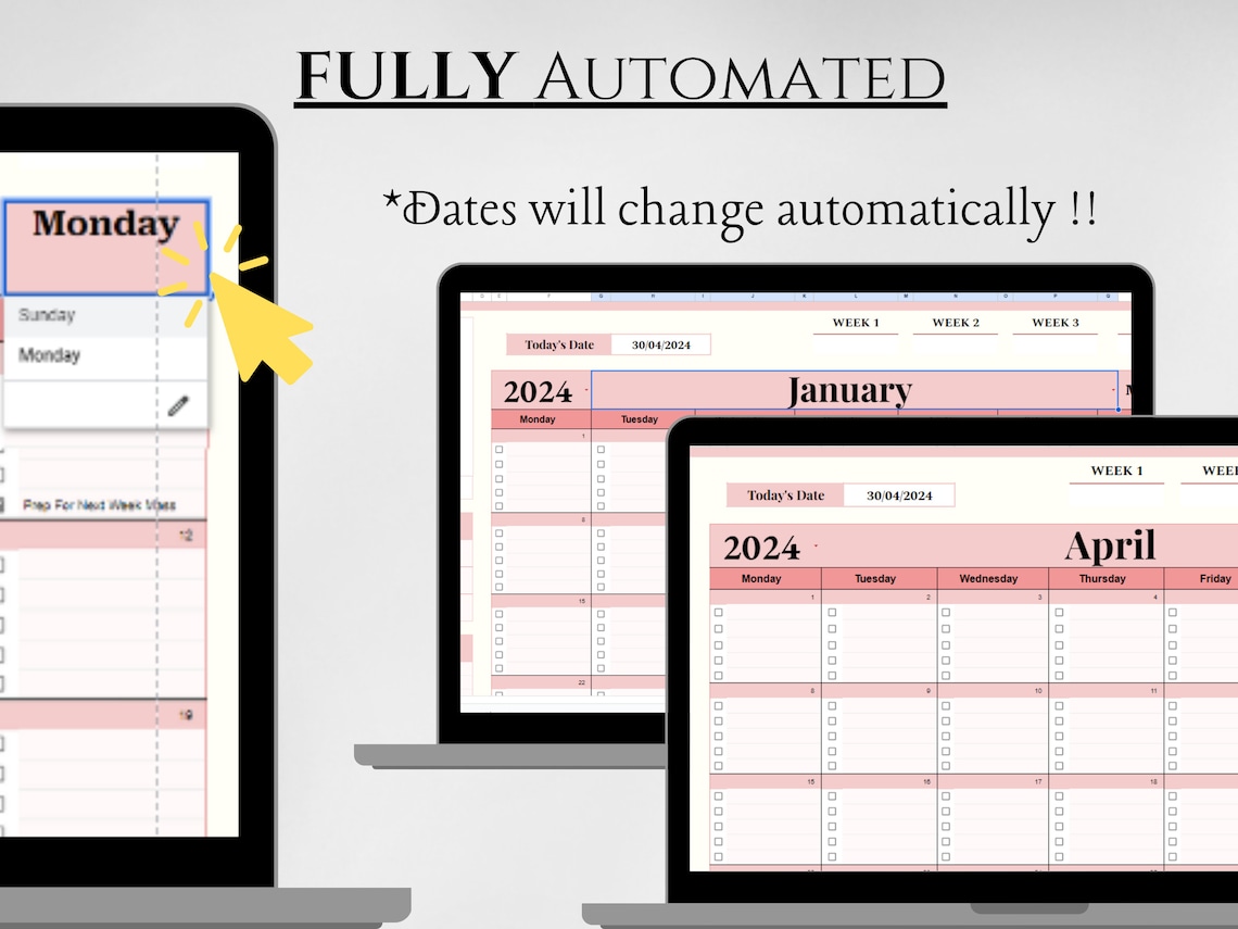 Editable Monthly Calendar 2024 Excel Spreadsheet Template Task Planner Editable Monthly Calendar 2024 Excel Spreadsheet Template Task Planner