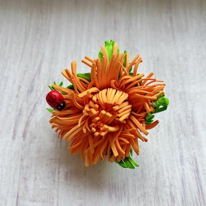 Dandelion Hair Clip: Handmade EVA Foam Flower Hairpin