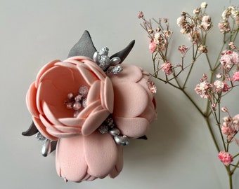 Gift for mom • Barrette • scrunchy made of foam Eva • Mothers Day • Gift for a girl • Gift for a child• Present