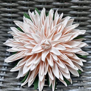 Handmade Chrysanthemum Hair Clip: Elegant EVA Foam Flower Barrette