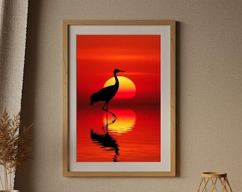 Japanese Art Digital Print, Minimalist Japanese Wall Art, Zen Home Decor, Printable Wall Art