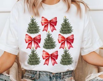 Coquette Christmas Tree PNG, Girly Holiday Design (Digital Download)