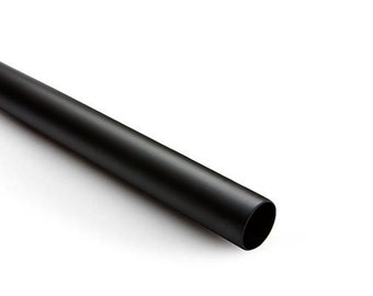 Hand Crafted Custom Cut 2&quot; OD (Outside Diameter) - Matt Black Finish Stainless Steel Tubing 304 Grade, 18 Gauge
