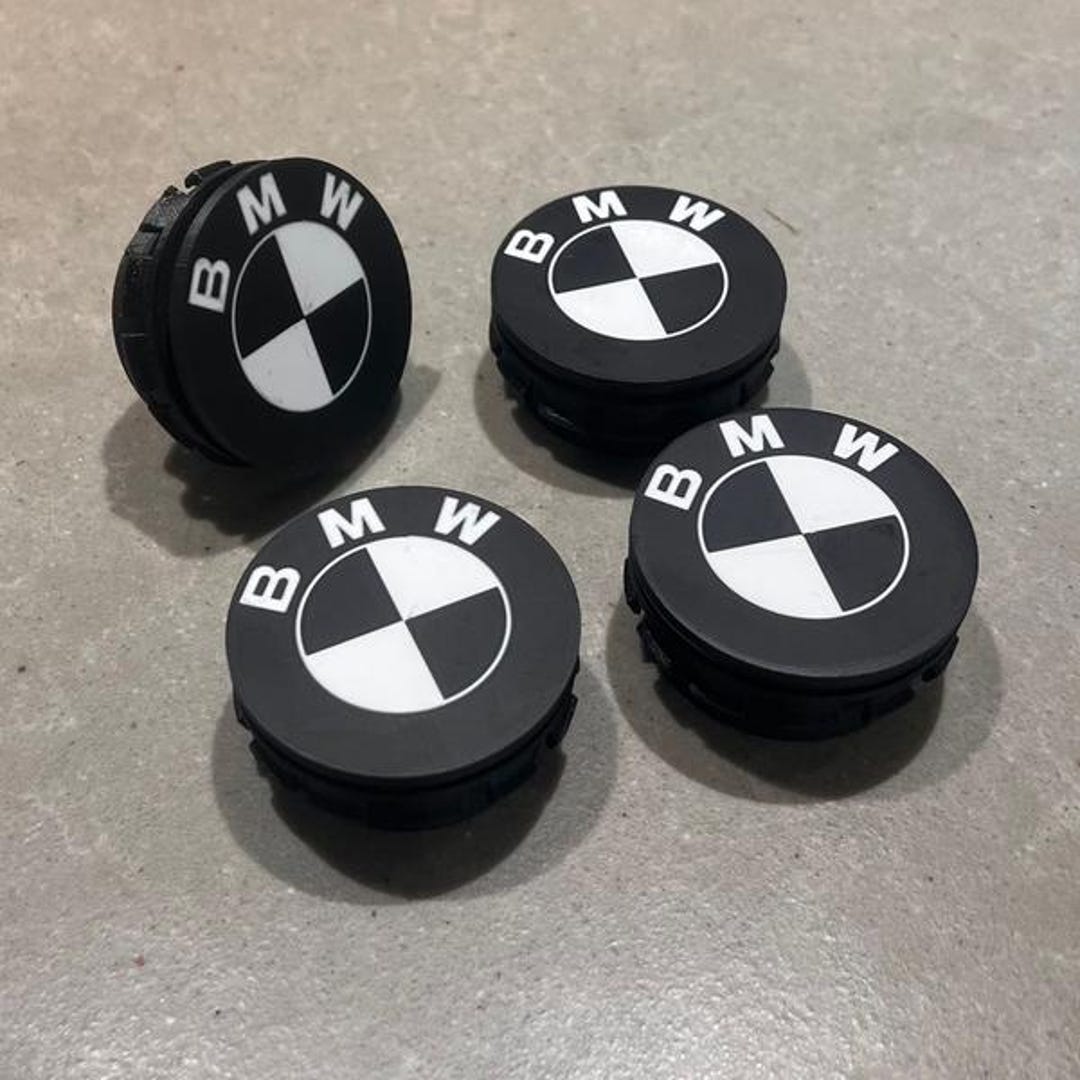 Floating BMW Logo Emblem Set of 4 56mm - Etsy