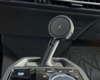 The BEST DESIGN! BMW iX Wireless Charging Stand + 30W charger – Driver-Focused Mount.
