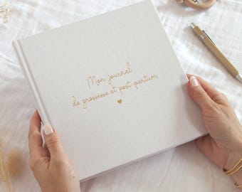 Diario de embarazo y posparto, Futura madre, Padres jóvenes, Álbum de embarazo, Regalo para futura madre, Regalo de nacimiento, Posparto
