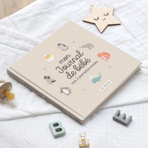 Baby diary 2 first years, birth book, baby memory book
