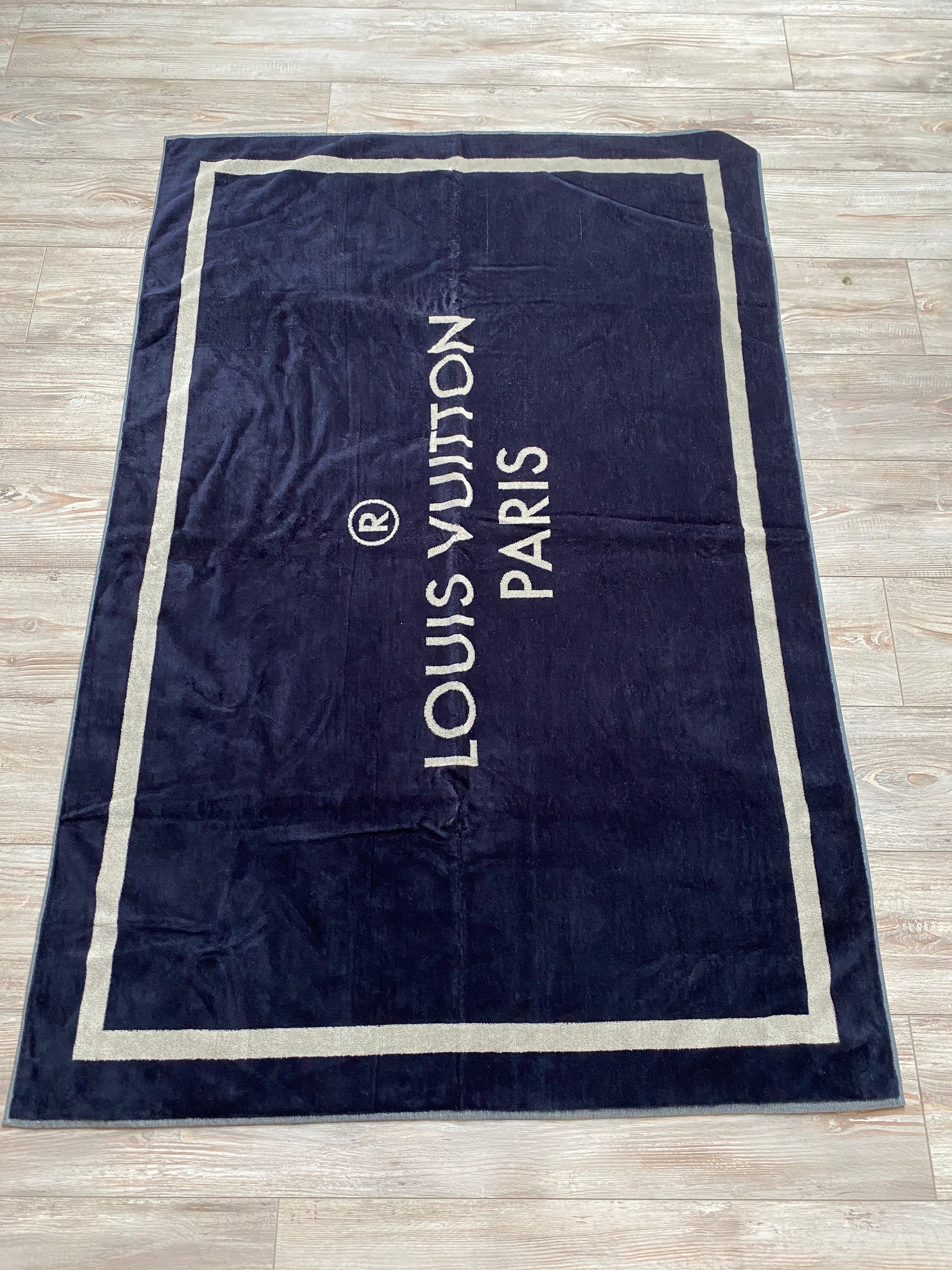 Vintage Louis Vuitton Beach Towel Louis Vuitton Logo Towel