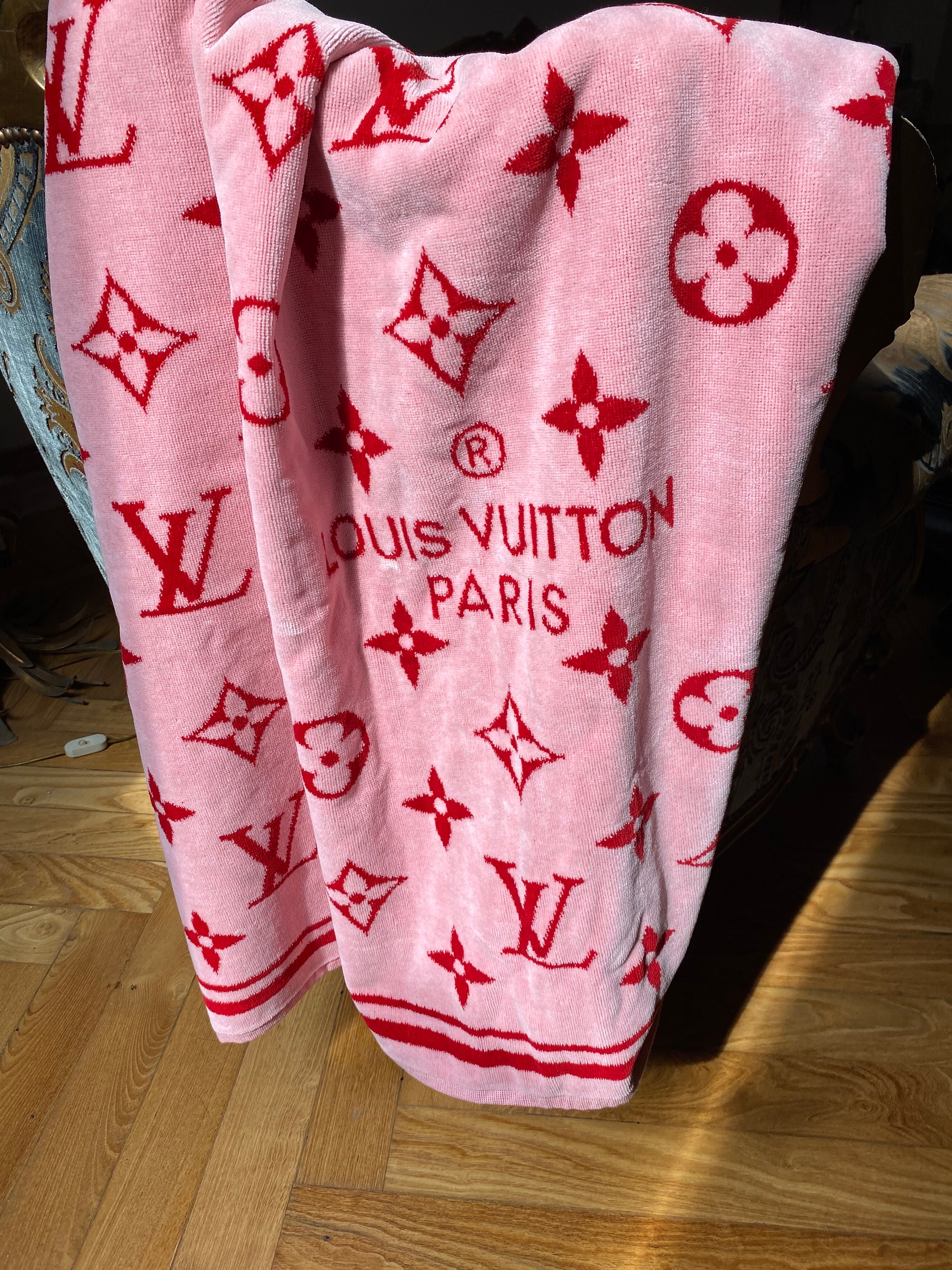 Louis Vuitton Beach Towel Etsy