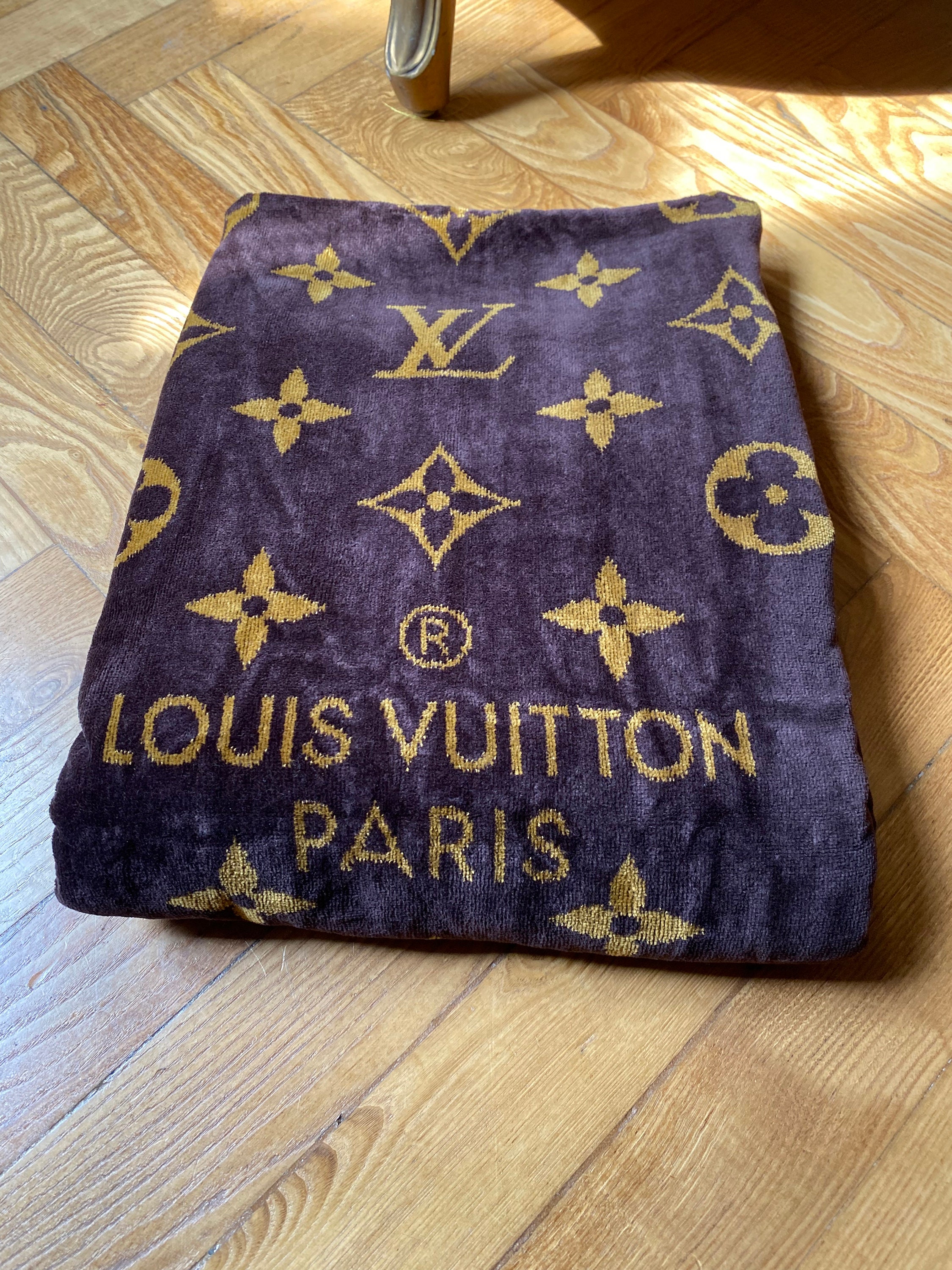 Louis vuitton towel Etsy France