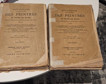 Antique French Illustrated Dictionary: 1913 Petit Larousse, Art