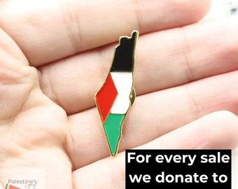Broche del Orgullo Palestino - Pin de bandera de acero inoxidable para hombres y mujeres - Accesorio de joyería con insignia patriótica