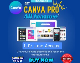 Canva Pro Alle functies Levenslang - Canva Pro | Canvapro - Levenslang | Levensduur van Canva Pro