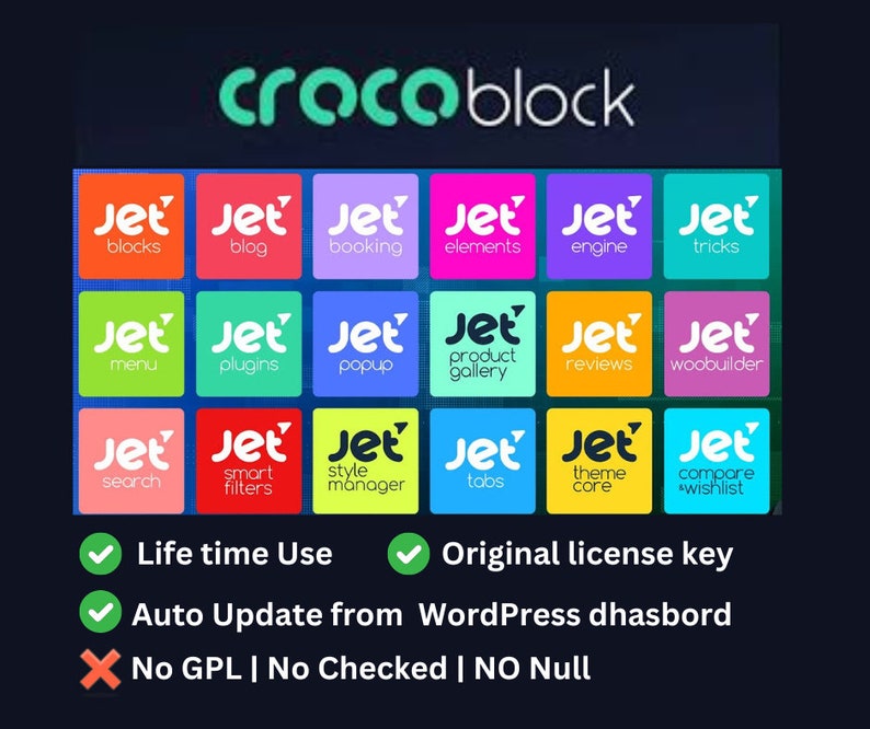 Crocoblock JetPlugins with License key Crocoblock Wizard Lifetime Auto Updates with Cheep Price zdjęcie 1