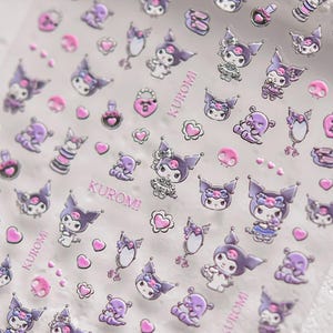 KUROMI - 3D Nagelsticker selbstklebend SAN-042