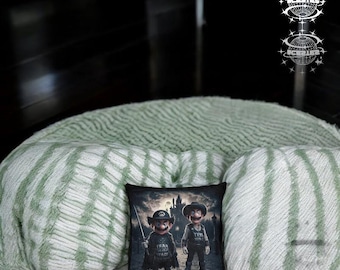 Handcrafted Super Mario Pillow - Retro Gaming Decor - Cozy Plush Cushion - Unique Gift for Gamers - Fun Bedroom Accent