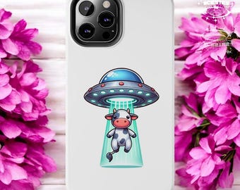 Handcrafted Cow Phone Case - Unique Animal Design - Durable Protective Cover - Stylish and Fun Accessory - Perfect Gift for Cow Lovers